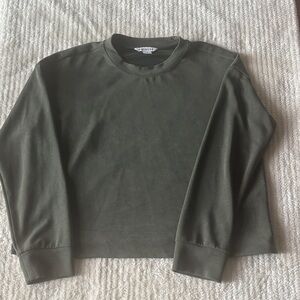 Athleta Forest Green Crew Swatshirt